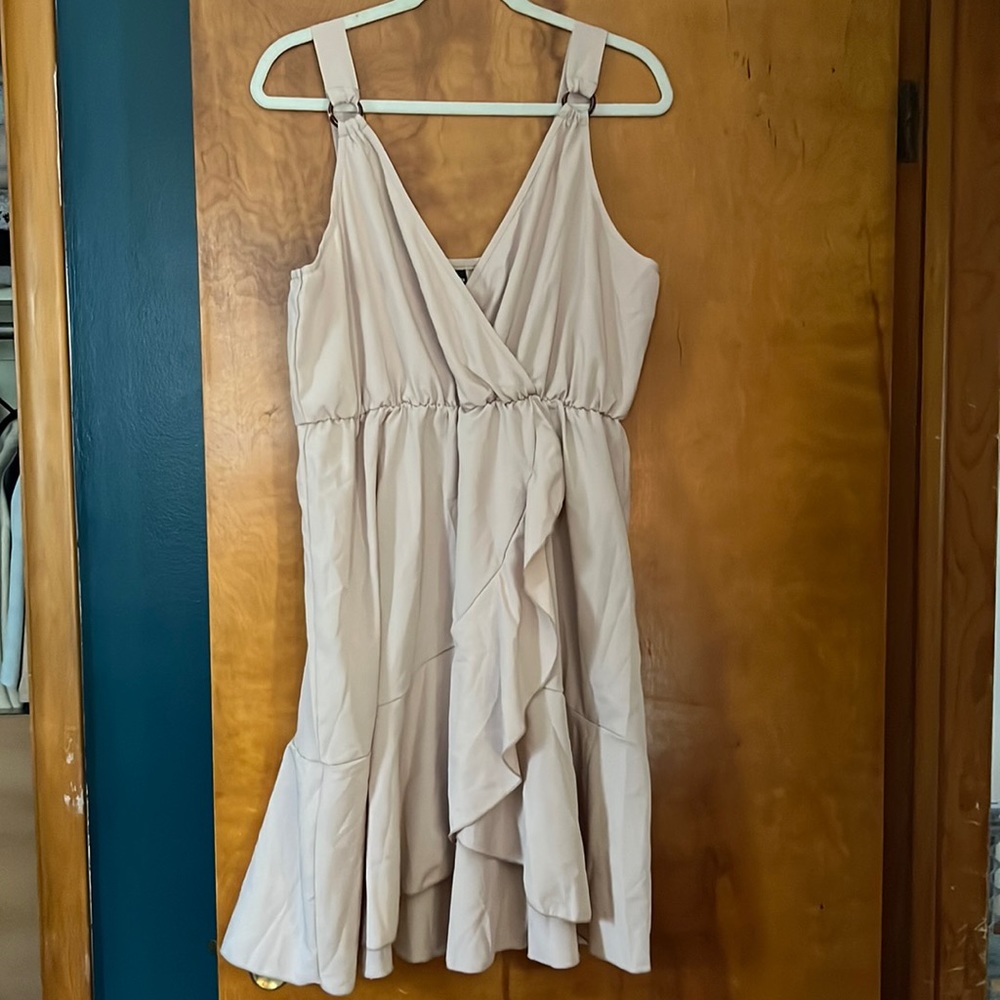 Tan lightweight summer dress